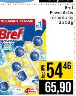 Bref Power Aktiv různé druhy 3x 50g 