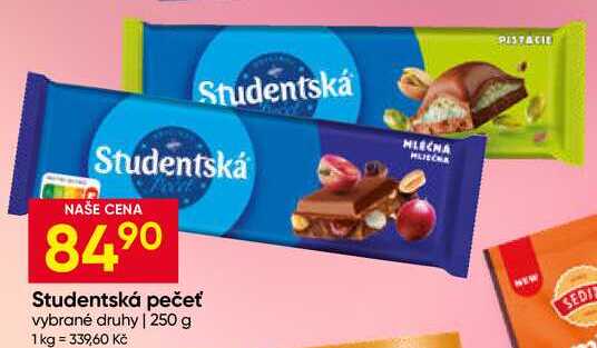 Studentská pečeť vybrané druhy 250 g