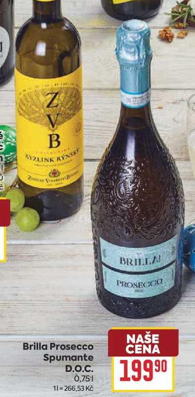 Brilla Prosecco Spumante D.O.C. 0,75l