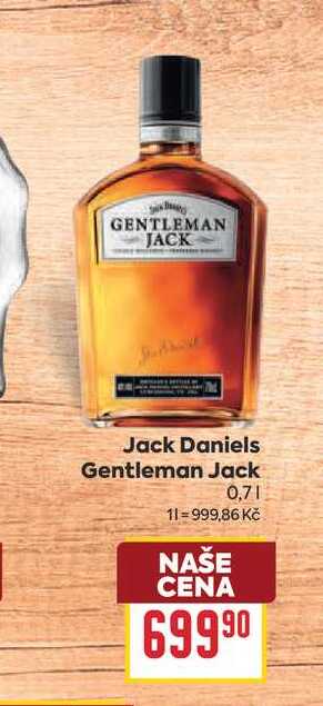 Jack Daniels Gentleman Jack 0,7l