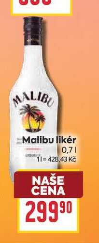 Malibu likér 0,7l
