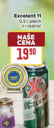 Excelent 11 0,51, plech 