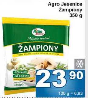 Agro Jesenice Żampiony 350 g 