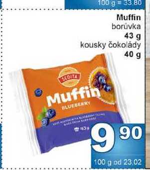 Muffin borůvka 43 g