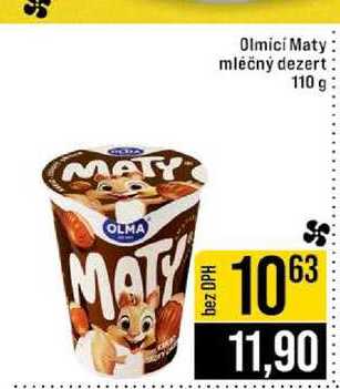 Olmici Maty mléčný dezert 110 g 