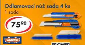 Odlamovací nůž sada 4 ks 