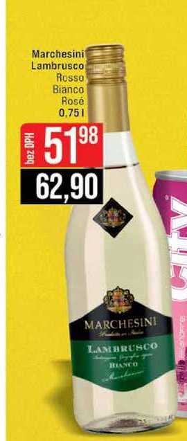 Marchesini Lambrusco Rosso Bianco Rosé 0,75l