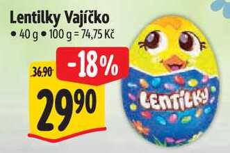 Lentilky Vajíčko, 40 g