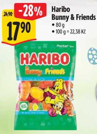 Haribo Bunny & Friends, 80 g