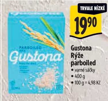 Gustona Ryže parboiled, 400 g