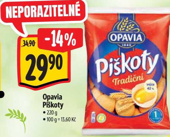 Opavia Piškoty 220 g
