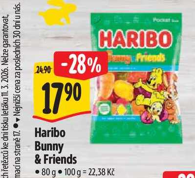HARIBO Bunny & Friends 80 g