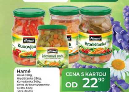 Hamé Hradišťanka,  Kunovjanka, Směs do bramborového salátu