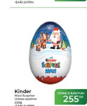 Kinder Maxi Surprise Unisex sezonní 220g
