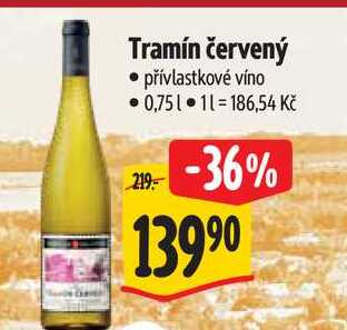 Tramín červený 0,75 l