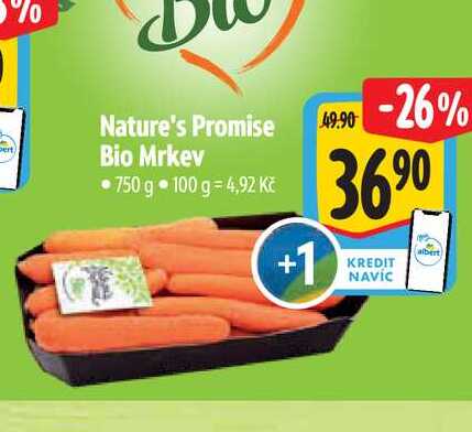   Nature's Promise Bio Mrkev 750 g 