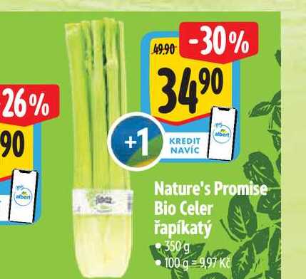 Nature's Promise Bio Celer řapíkatý 350 g