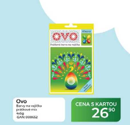 Ovo Barvy na vajíčka práškové mix