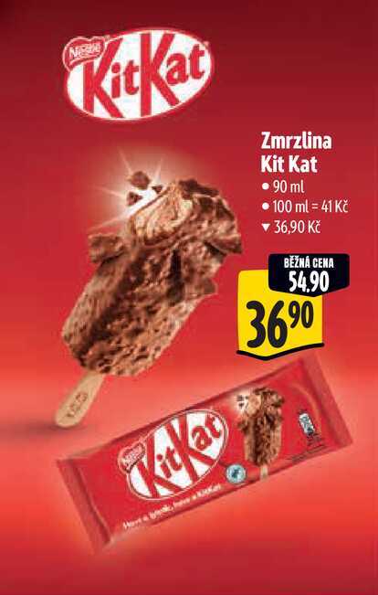 Zmrzlina Kit Kat, 90 ml 