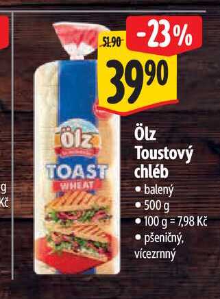  Ölz Toustový chléb balený 500 g  