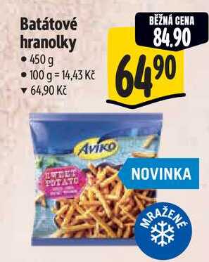 Batátové hranolky, 450 g