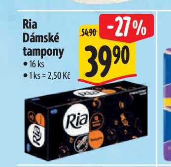   Ria Dámské tampony 16 ks 