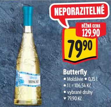 Butterfly, 0,75 l