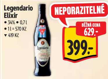 Legendario Elixir, 0,7 l