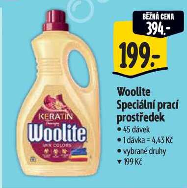 Woolite Speciální prací prostředek, 45 dávek