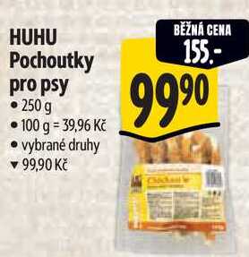 HUHU Pochoutky pro psy, 250 g