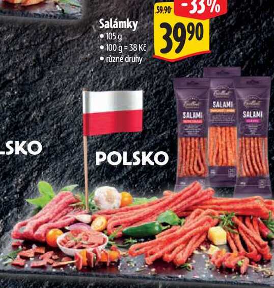 Salámky, 105 g 
