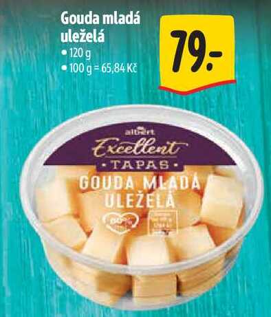 Gouda mladá uleželá, 120 g 