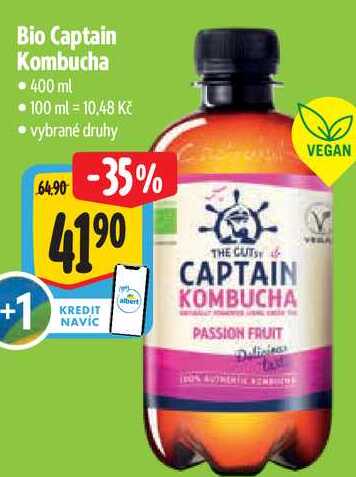 Bio Captain Kombucha, 400 ml 
