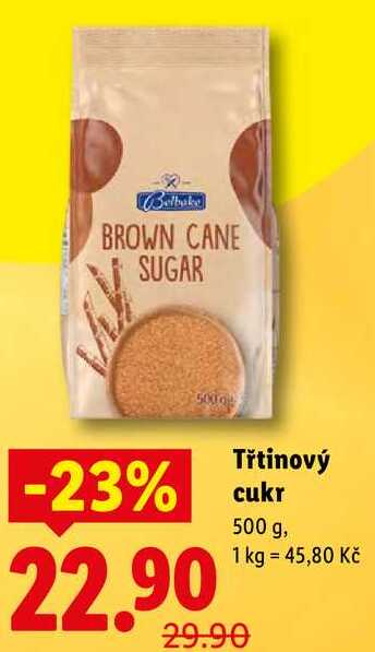 Třtinový cukr, 500 g
