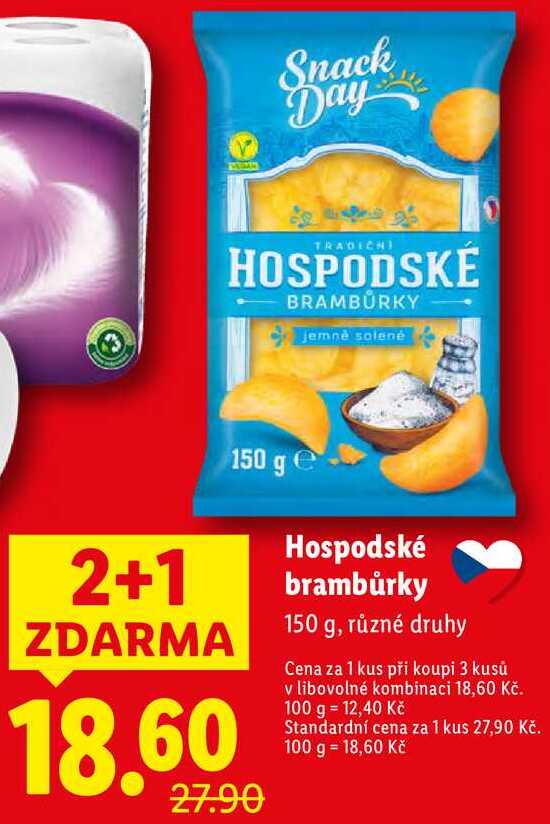Hospodské brambůrky, 150 g
