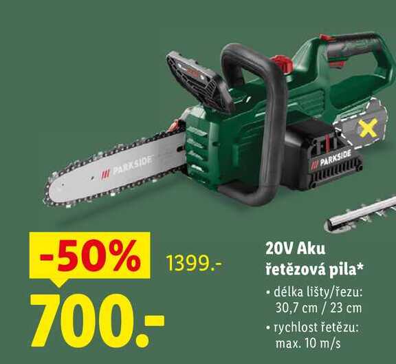20V Aku řetězová pila
