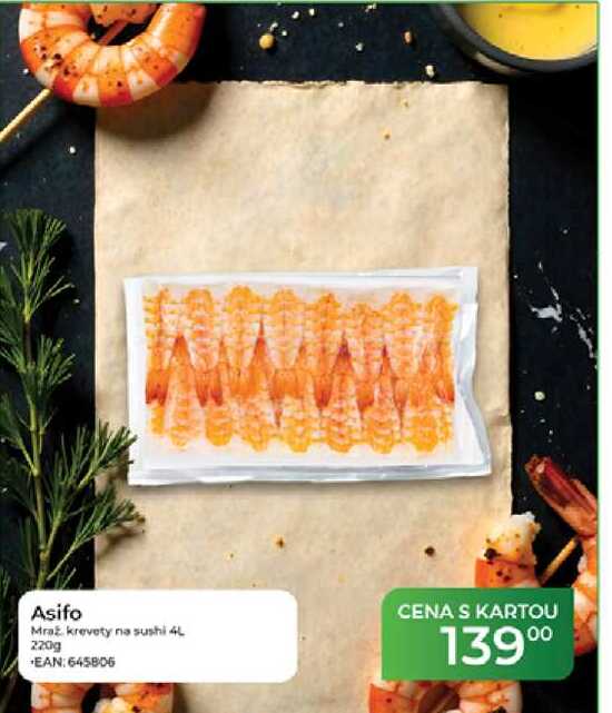 Asifo Mražené krevety na sushi 4l 