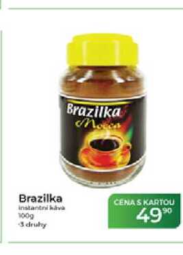 Brazilka instantní káva 100g