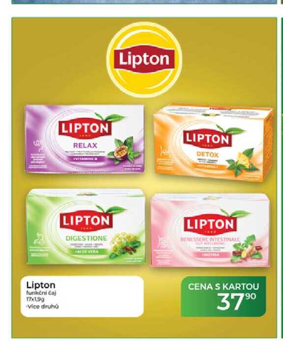 Lipton funkční čaj 17x1,9g