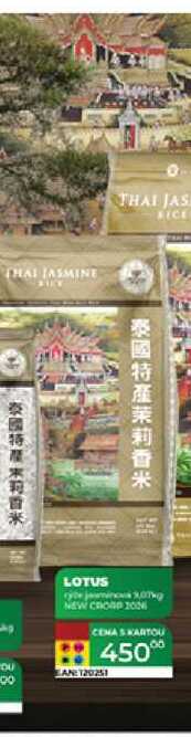 Lotus jasmínová rýže 9,07 kg