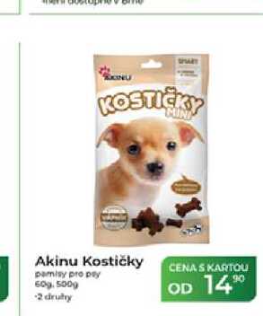 Akinu Kostičky pamlksy pro psy 60g, 500g