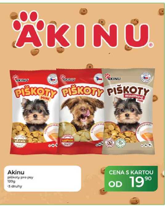 Akinu piškoty pro psy 120g