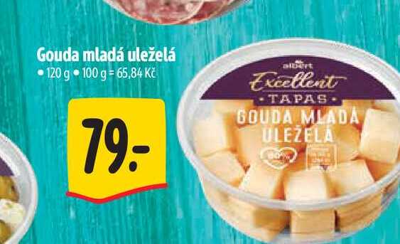 Gouda mladá uleželá 120 g 