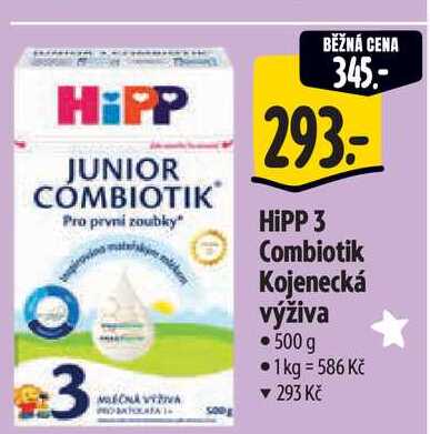 HiPP 3 Combiotik Kojenecká výživa 500 g