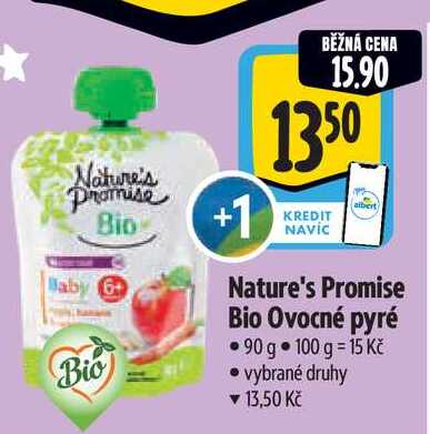  Nature's Promise Bio Ovocné pyré 90 g 