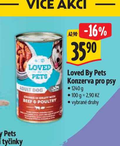   Loved By Pets Konzerva pro psy 1240g  