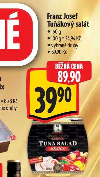   Franz Josef Tuňákový salát 160 g  