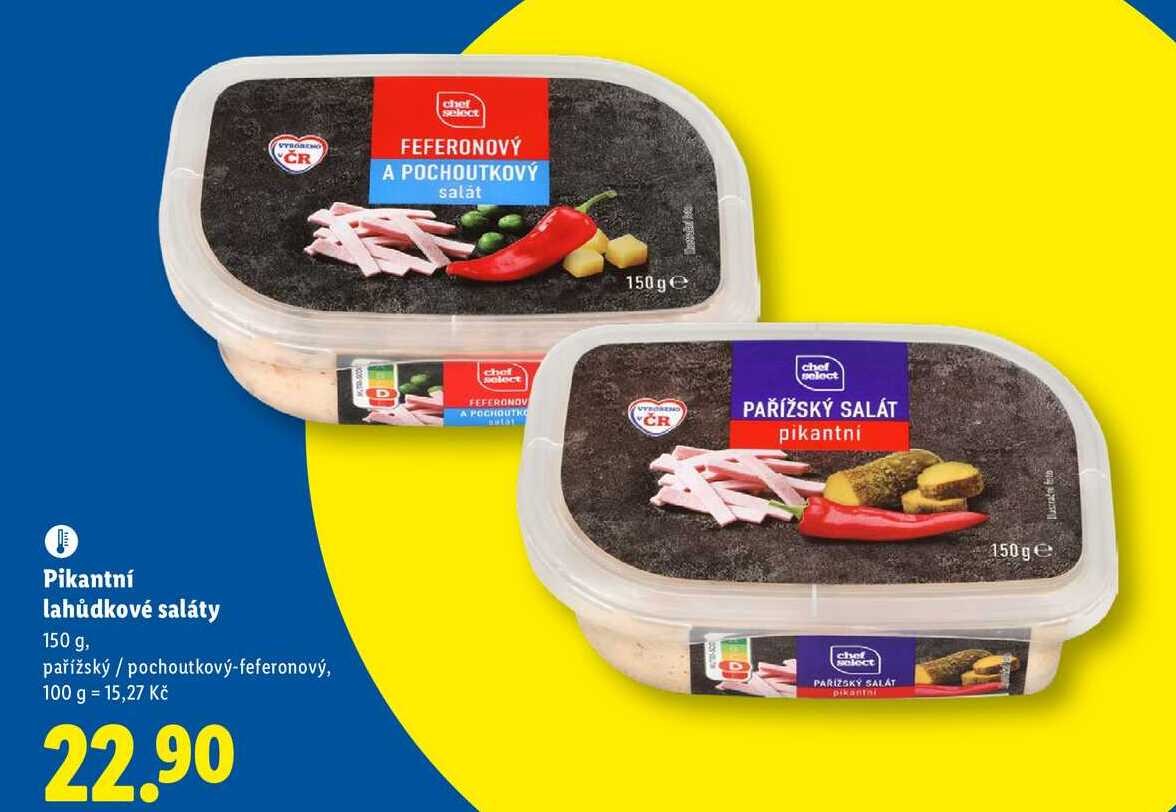 Pikantní lahůdkové saláty, 150 g 