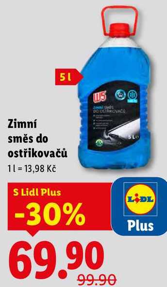 Zimní směs do ostřikovačů, 5 l