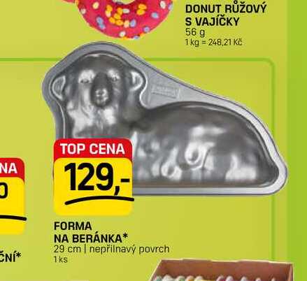 FORMA NA BERÁNKA 29 cm | nepřilnavý povrch 1 ks 